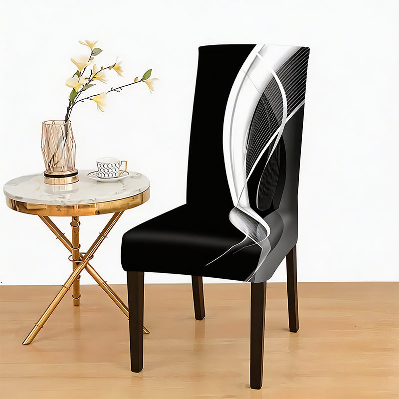 Printed Stretch Dining Chair Cover