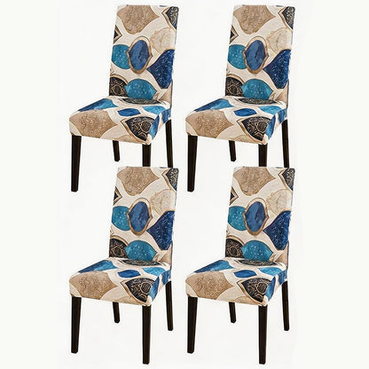 Printed Stretch Dining Chair Cover