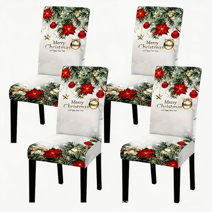 Printed Stretch Dining Chair Cover