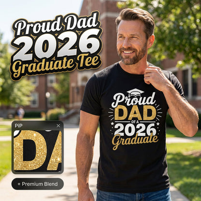Proud Dad of a 2026 Graduate T-Shirt