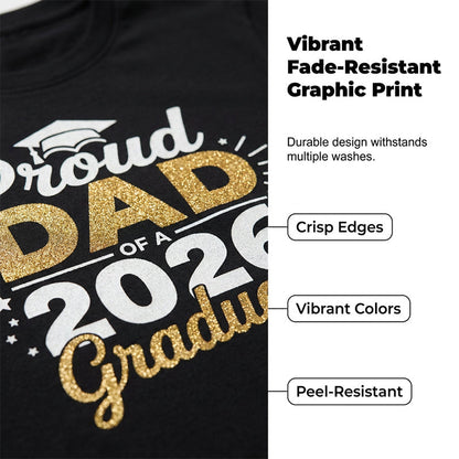 Proud Dad of a 2026 Graduate T-Shirt