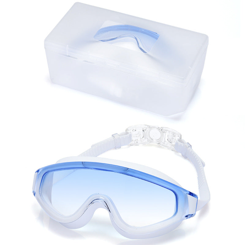 HD Anti-Fog Wide-View Swimming Goggles