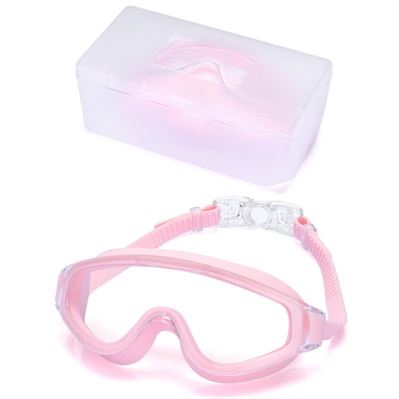 HD Anti-Fog Wide-View Swimming Goggles