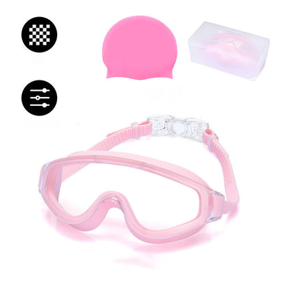 HD Anti-Fog Wide-View Swimming Goggles