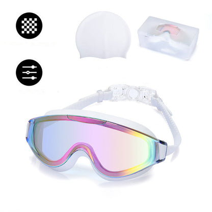 HD Anti-Fog Wide-View Swimming Goggles