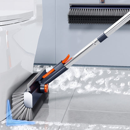 🧹 50% DE DESCONTO – Escova 3 em 1 para Pisos com Cabo Longo | Limpeza pesada, alcança cantos & ergonômica