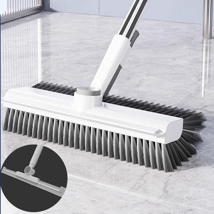 🧹 50% DE DESCONTO – Escova 3 em 1 para Pisos com Cabo Longo | Limpeza pesada, alcança cantos & ergonômica