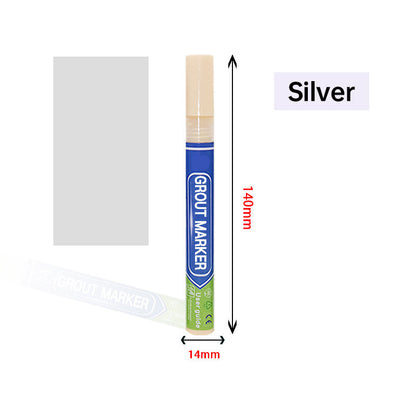 ✏️ 50% DE DESCONTO – Caneta de Tinta para Rejunte de Azulejos | À prova d'água, cobre rachaduras & fácil aplicação