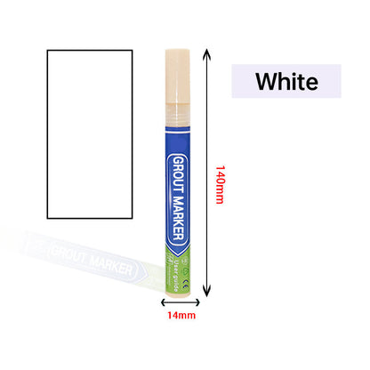 ✏️ 50% DE DESCONTO – Caneta de Tinta para Rejunte de Azulejos | À prova d'água, cobre rachaduras & fácil aplicação
