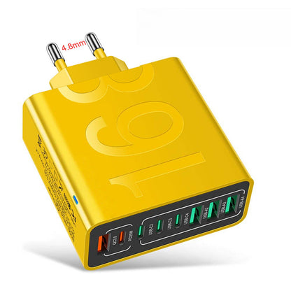 🔌 50% DE DESCONTO – Carregador Multi-Porta 150W Ultra-Rápido | 8 portas USB, carregamento simultâneo & proteção inteligente ⚡