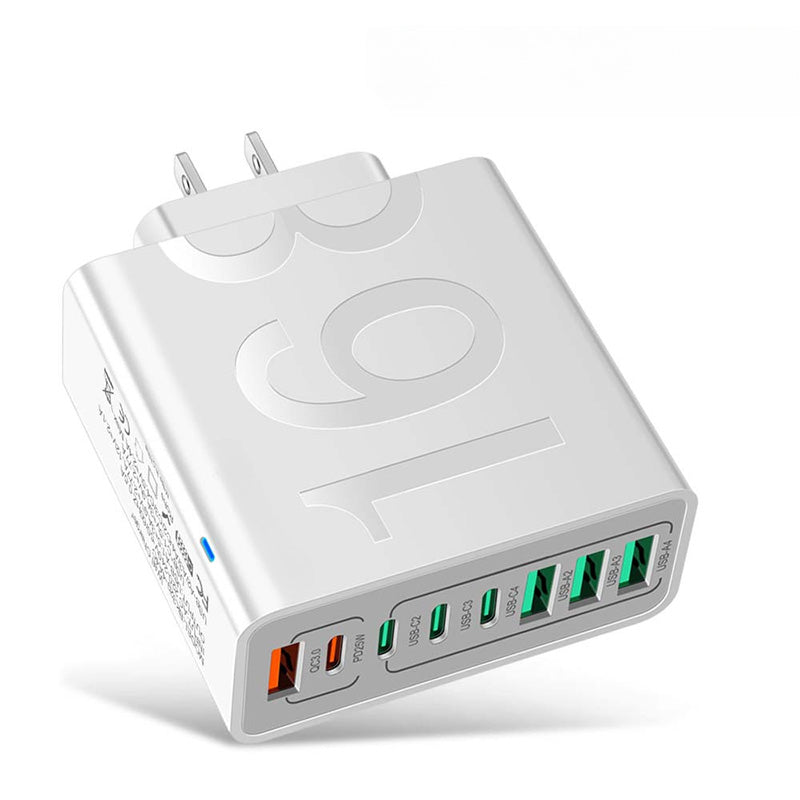 🔌 50% DE DESCONTO – Carregador Multi-Porta 150W Ultra-Rápido | 8 portas USB, carregamento simultâneo & proteção inteligente ⚡