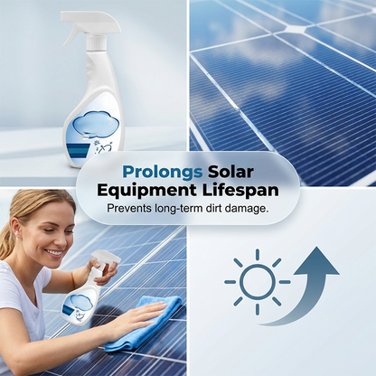 ☀️ 50% DE DESCONTO – Spray de Limpeza para Painéis Solares | Remove sujeira, melhora eficiência & seguro para superfícies