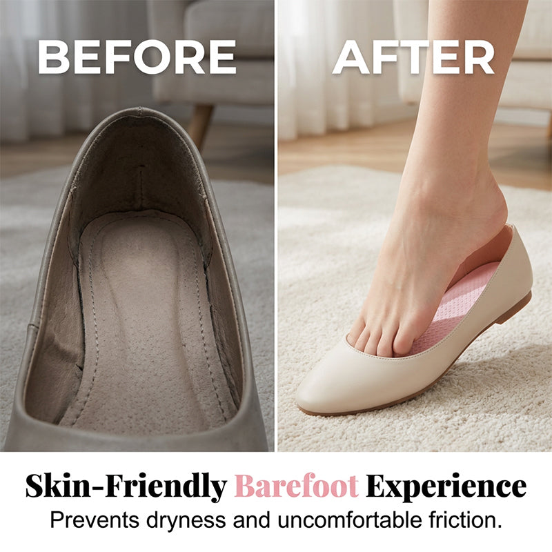 👣 50% DE DESCONTO – Palmilhas com Almofada de Látex Anti-Ressecamento | Conforto absoluto, alivia dores & ideal para o dia a dia