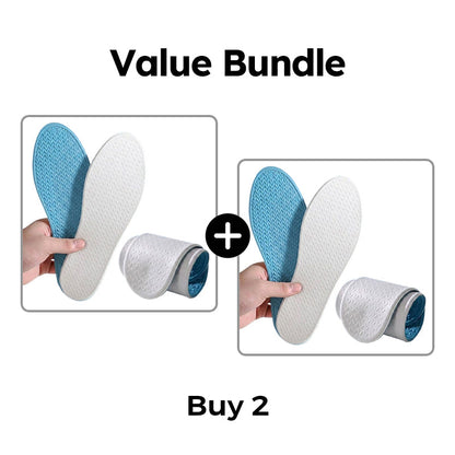 👣 50% DE DESCONTO – Palmilhas com Almofada de Látex Anti-Ressecamento | Conforto absoluto, alivia dores & ideal para o dia a dia