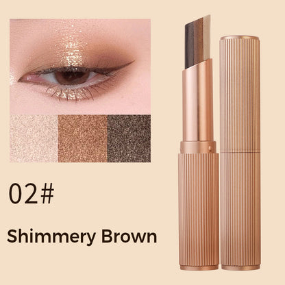 ✨ 50% DE DESCONTO – Bastão de Sombra com Gradiente Suave | Cores suaves, fácil de esfumar & duração prolongada