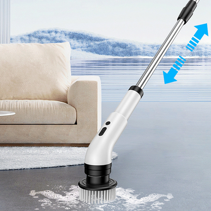 🧹50% DE DESCONTO – Escova Elétrica Multifuncional com Cabo Extensível | Alcança lugares altos, remove gordura & fácil de usar