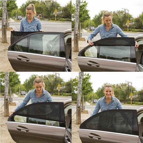 🚗 50% DE DESCONTO – Tela de Proteção para Janelas de Carro | Antimosquito, respirável & proteção UV
