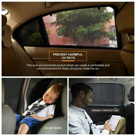 🚗 50% DE DESCONTO – Tela de Proteção para Janelas de Carro | Antimosquito, respirável & proteção UV