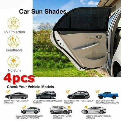 🚗 50% DE DESCONTO – Tela de Proteção para Janelas de Carro | Antimosquito, respirável & proteção UV