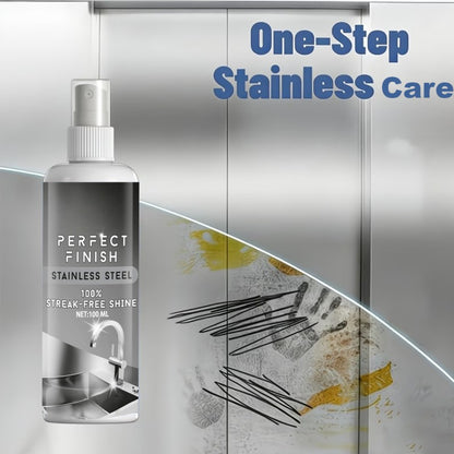 ✨ 50% DE DESCONTO – Limpador de Aço Inoxidável sem Manchas | Remove impressões digitais, brilho duradouro & fácil aplicação