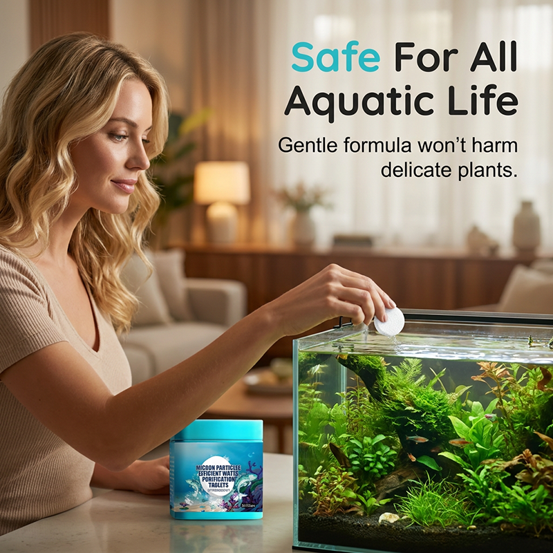 🐠 50% DE DESCONTO – Pastilhas Purificadoras para Aquário | Água cristalina, eficientes & seguras para peixes