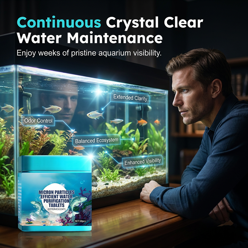 🐠 50% DE DESCONTO – Pastilhas Purificadoras para Aquário | Água cristalina, eficientes & seguras para peixes