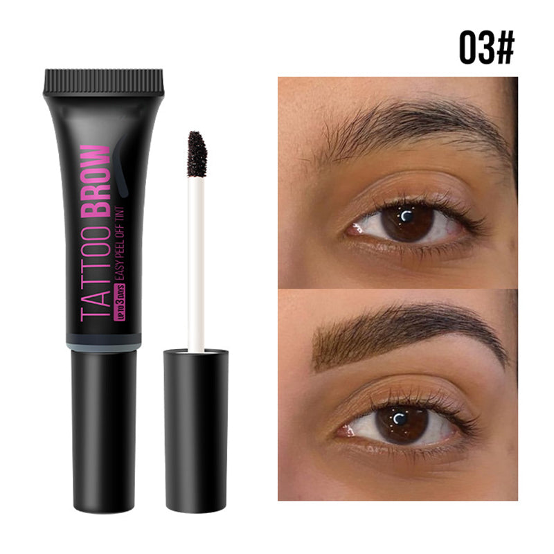 ✏️ 50% DE DESCONTO – Sombrancelha à Prova d'Água com Camada Removível | Longa duração, resistente & fácil de remover