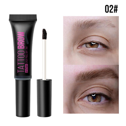 ✏️ 50% DE DESCONTO – Sombrancelha à Prova d'Água com Camada Removível | Longa duração, resistente & fácil de remover