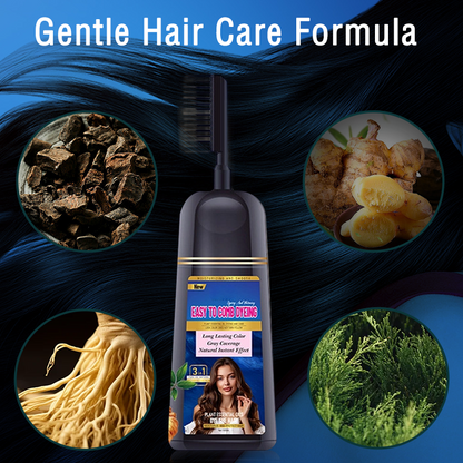 💇‍♀️ 50% DE DESCONTO – Tinta 3 em 1 para Cabelo com Pente | Aplicação uniforme, coloração intensa & prátic