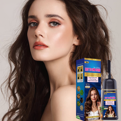 💇‍♀️ 50% DE DESCONTO – Tinta 3 em 1 para Cabelo com Pente | Aplicação uniforme, coloração intensa & prátic