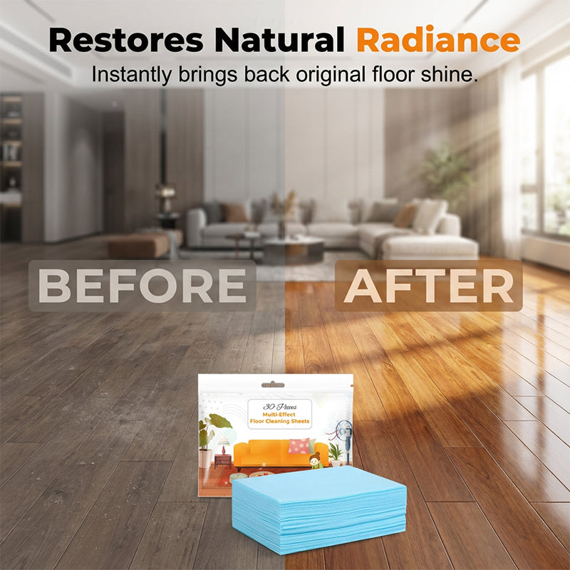 🧼 30-Pack Floor Cleaning Sheets – Dissolves Instantly, Deep Cleans All Floors. Buy 2 Save 15%!