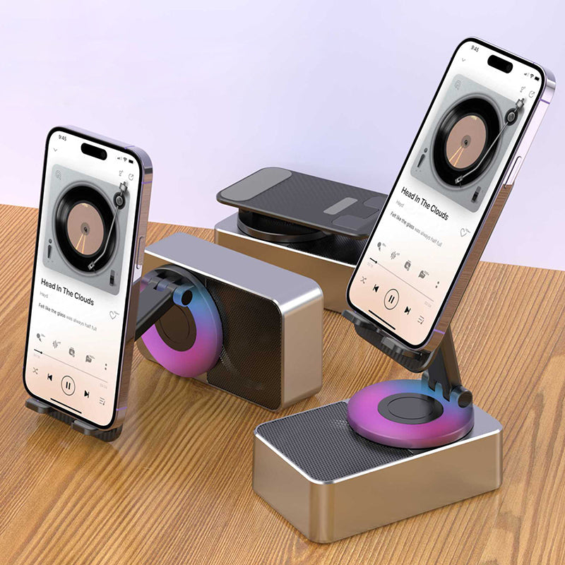 🎵 50% DE DESCONTO – Suporte para Celular com Bluetooth e Áudio | Carregamento, som integrado & praticidade ao dirigir