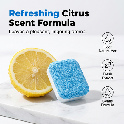 🧼 50% DE DESCONTO – Pastilhas de Limpeza para Pisos | Para madeira, azulejo e mármore, secagem rápida & sem manchas 🍋