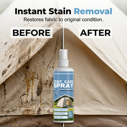 🏕️ 50% DE DESCONTO – Limpador e Restaurador para Tecidos de Barraca | Remove sujeira & recupera a proteção