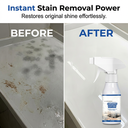 🧴 50% DE DESCONTO – Spray de Revestimento Cerâmico para Casa | Protege superfícies, brilho duradouro & fácil aplicação
