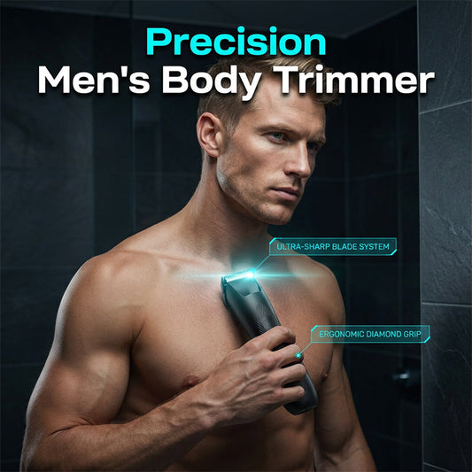 ⚡ 50% DE DESCONTO – Aparador Elétrico Corporal Masculino | Preciso, seguro & ideal para banho