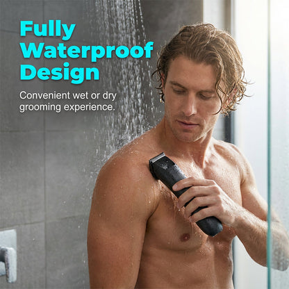 ⚡ 50% DE DESCONTO – Aparador Elétrico Corporal Masculino | Preciso, seguro & ideal para banho