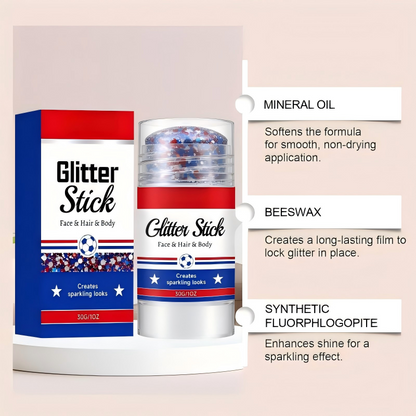 ✨ 50% DE DESCONTO – Bastão Multiuso de Brilho Corporal | Ilumina a pele, fácil de aplicar & perfeito para festas