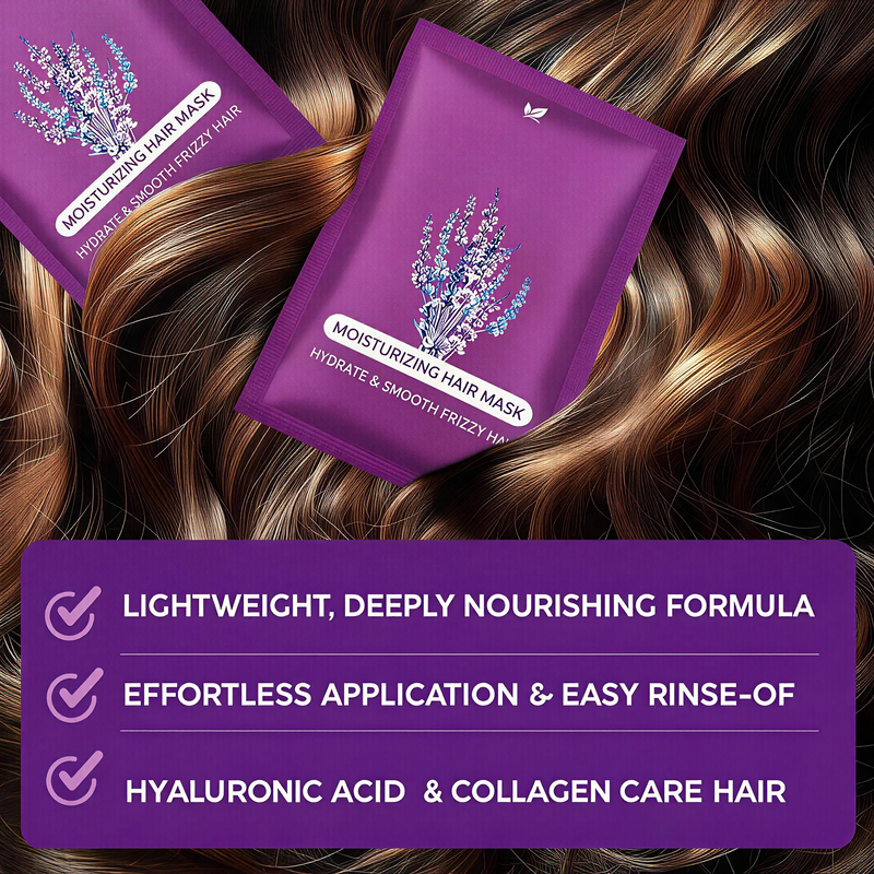 💆‍♀️ 50% DE DESCONTO – Máscara Capilar de Colágeno 3D | Hidratação profunda, reparação & cabelo saudáve
