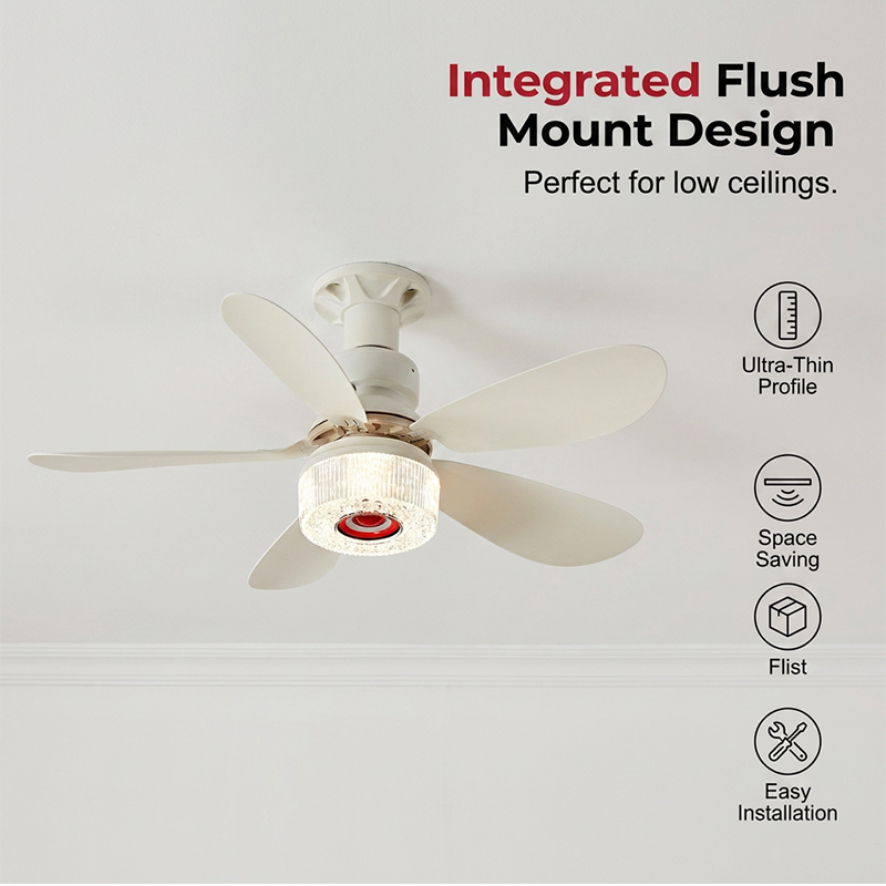💡 50% DE DESCONTO – Ventilador de Teto 3 em 1 com Luz e Bluetooth | Refresca, ilumina & som ambiente