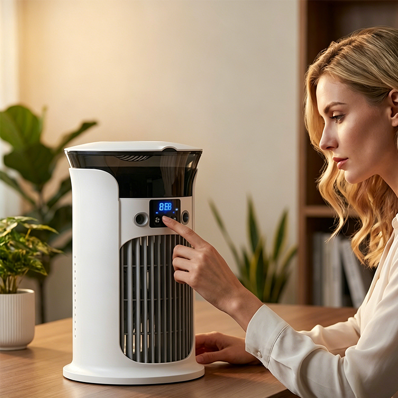 🌀 50% DE DESCONTO – Ventilador de Mesa 3 em 1 | Refresca, compacto & econômico