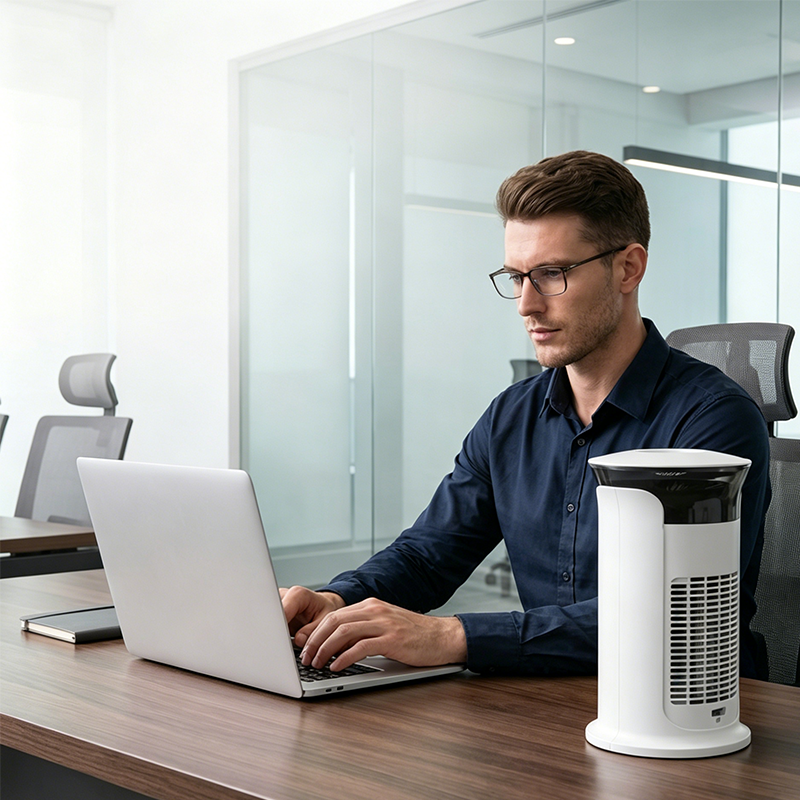 🌀 50% DE DESCONTO – Ventilador de Mesa 3 em 1 | Refresca, compacto & econômico