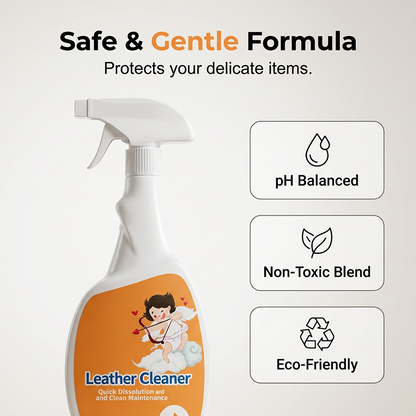 🧼 50% DE DESCONTO – Spray de Limpeza e Condicionador para Couro | Limpa, hidrata & protege