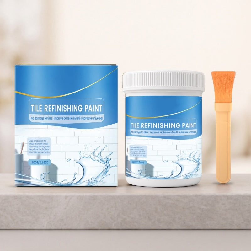 🎨 50% DE DESCONTO – Kit de Pintura para Azulejos e Banheiras | Renova superfícies, fácil aplicação & acabamento durável