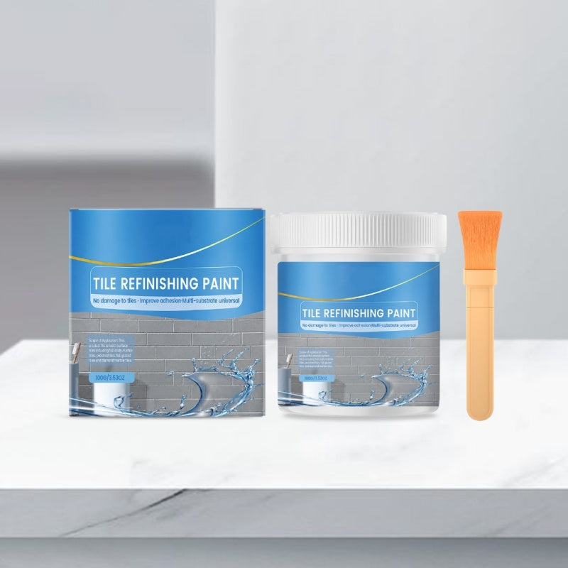 🎨 50% DE DESCONTO – Kit de Pintura para Azulejos e Banheiras | Renova superfícies, fácil aplicação & acabamento durável