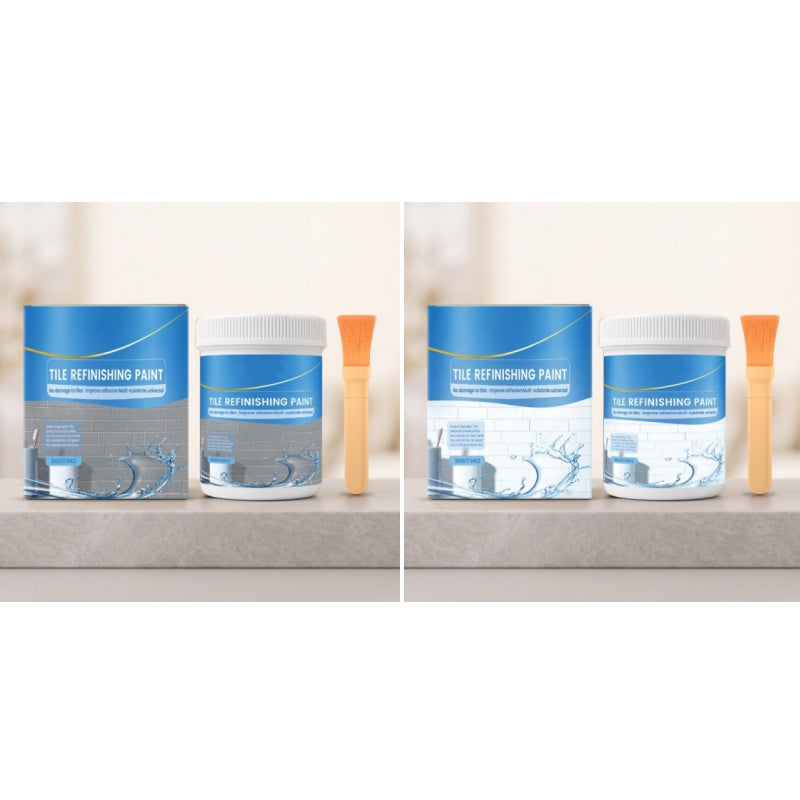 🎨 50% DE DESCONTO – Kit de Pintura para Azulejos e Banheiras | Renova superfícies, fácil aplicação & acabamento durável