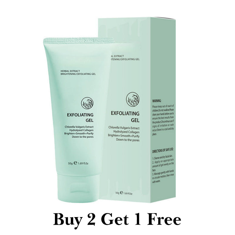 ✨ 50% DE DESCONTO – Gel Esfoliante Clareador com Ervas | Remove células mortas, hidrata & pele radiante