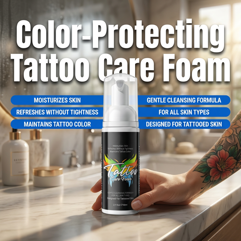 ✨ 50% DE DESCONTO – Cuidados Essenciais para Clarear e Hidratar Tatuagens | Revitaliza, hidrata & realça as cores