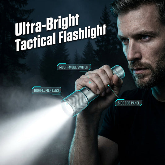 🔦 50% DE DESCONTO – Lanterna LED com Zoom Multifuncional | Ajustável, potente & compacta
