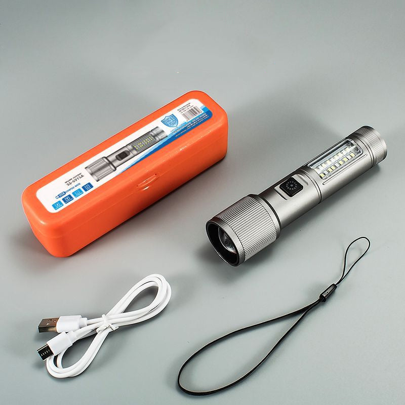 🔦 50% DE DESCONTO – Lanterna LED com Zoom Multifuncional | Ajustável, potente & compacta